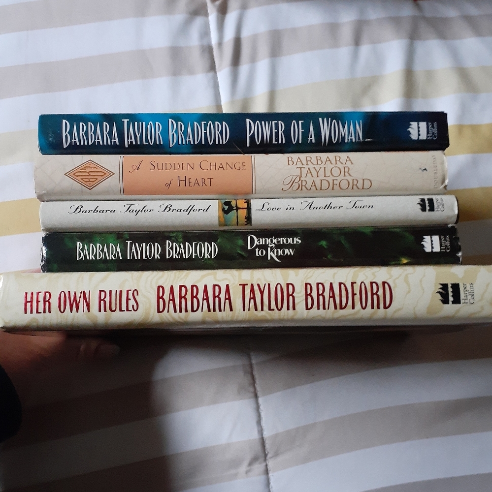 Barbara Taylor Bradford Hard Covered Novels Books